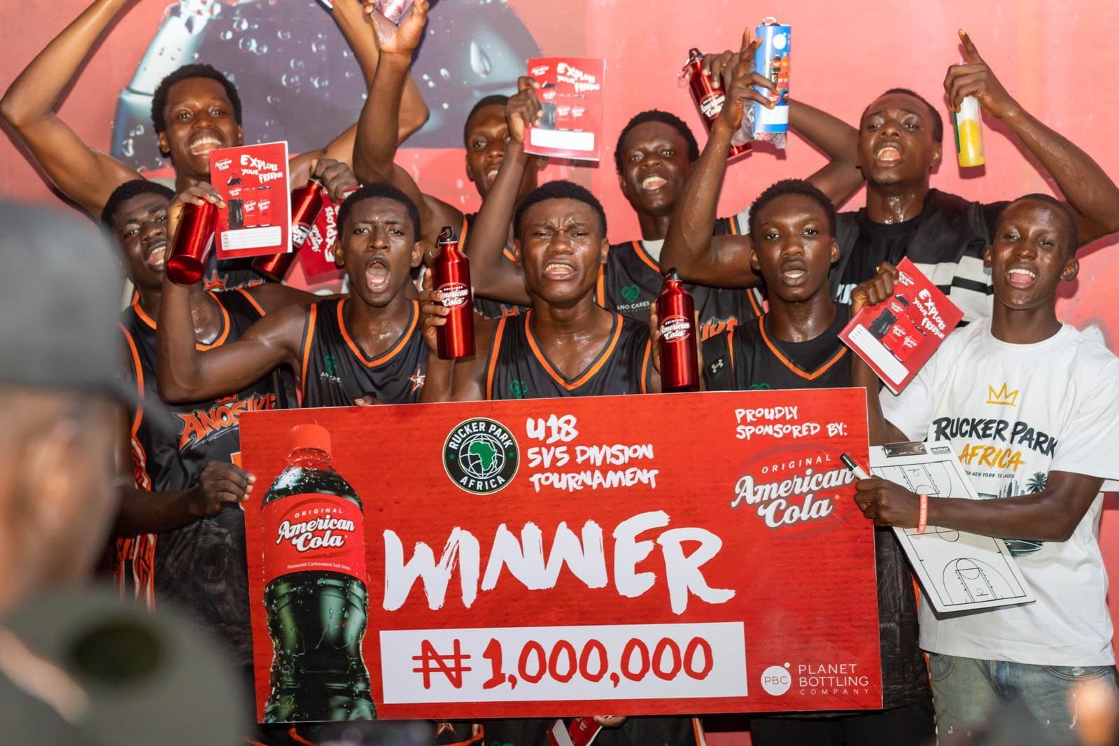 Under-18 division play at Rucker Park Africa Lagos