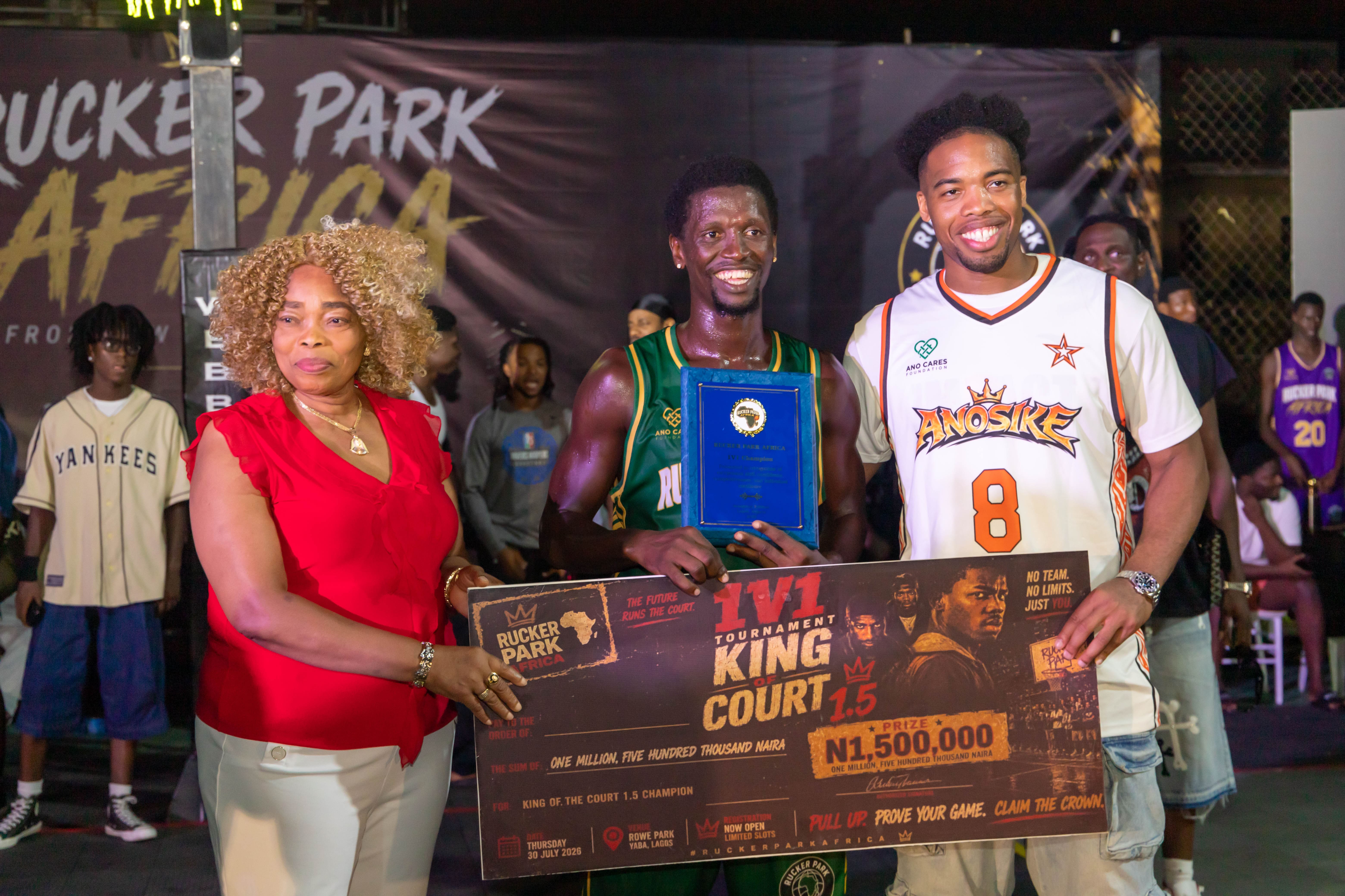 One-on-one competition during the King of Lagos tournament at Rowe Park