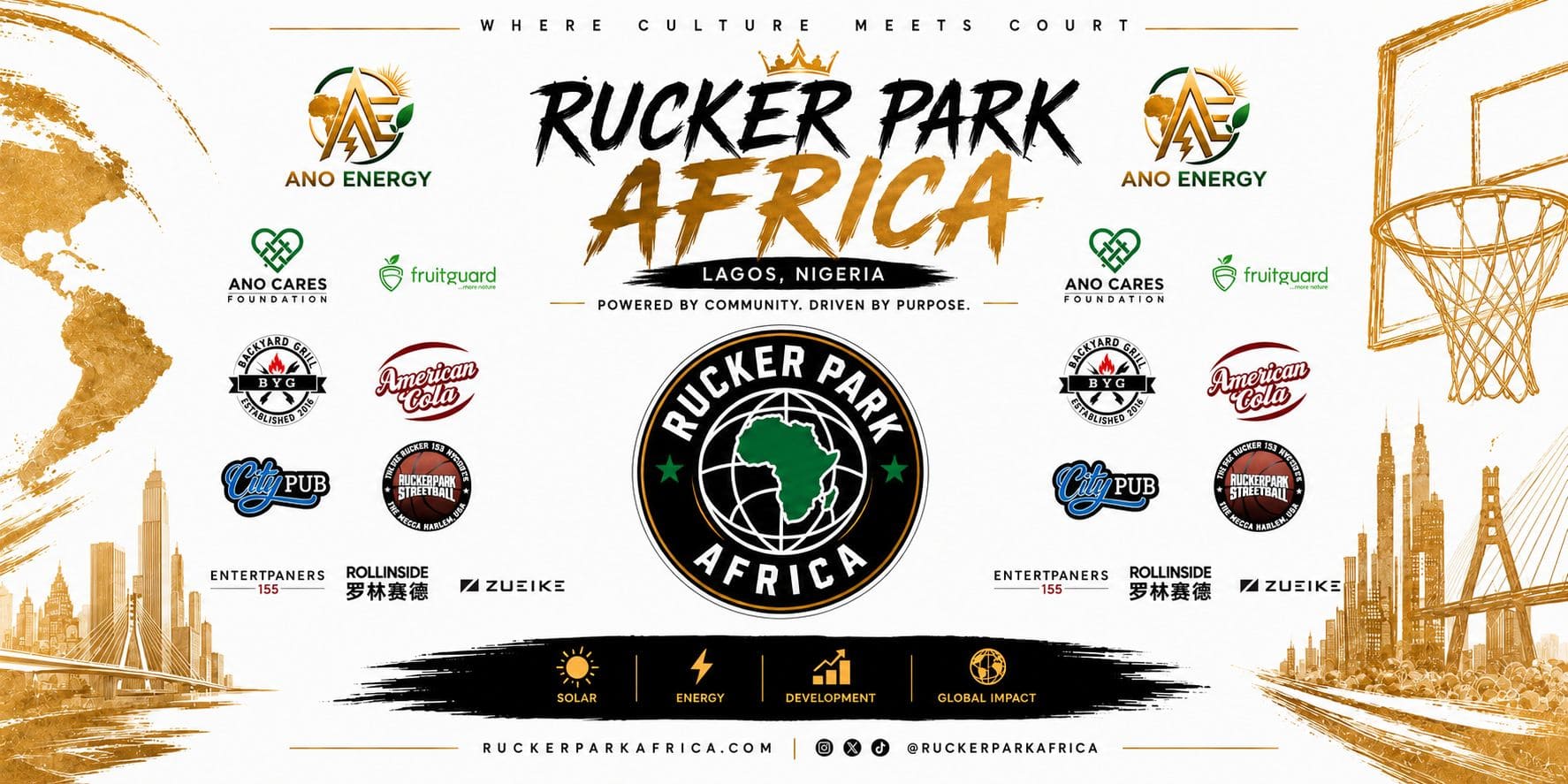Rucker Park Africa Lagos 2026 sponsors and partners